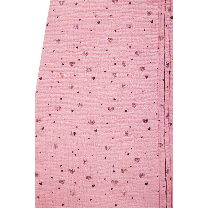 TOG 2 Cotton Gauze Sleeping Bag with Heart Print - Prémaman