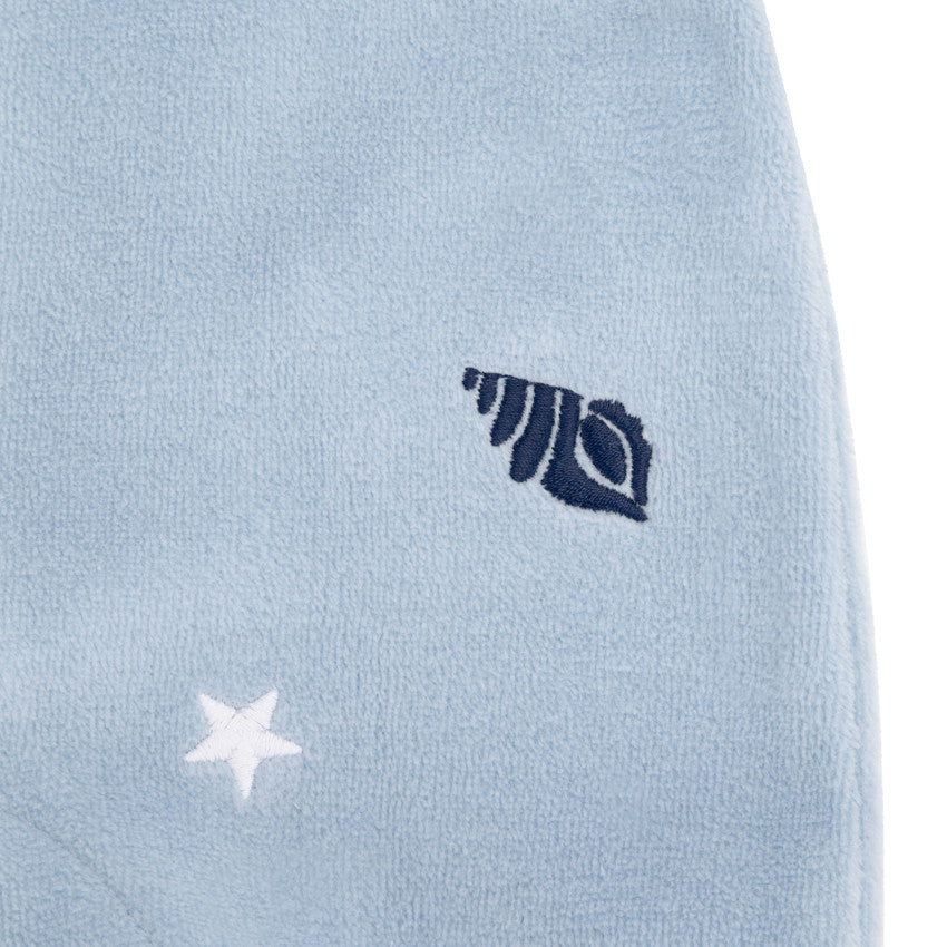 Pretty Sea velour sleepsuit for baby boys - Prémaman