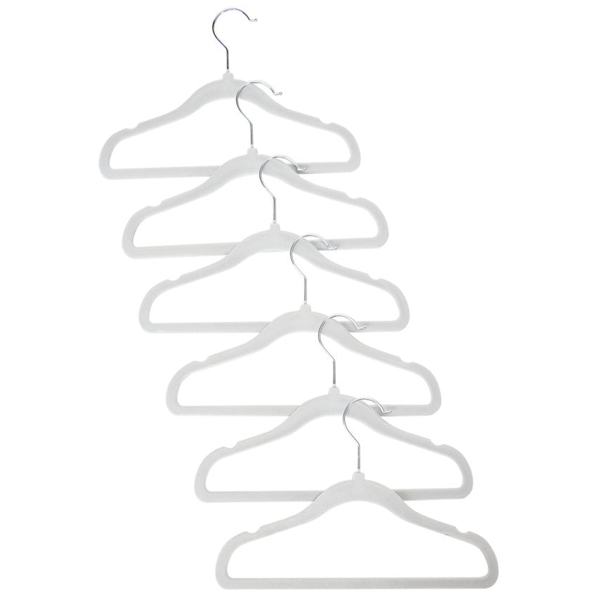 Pack of 6 grey velvet hangers - Maternity
