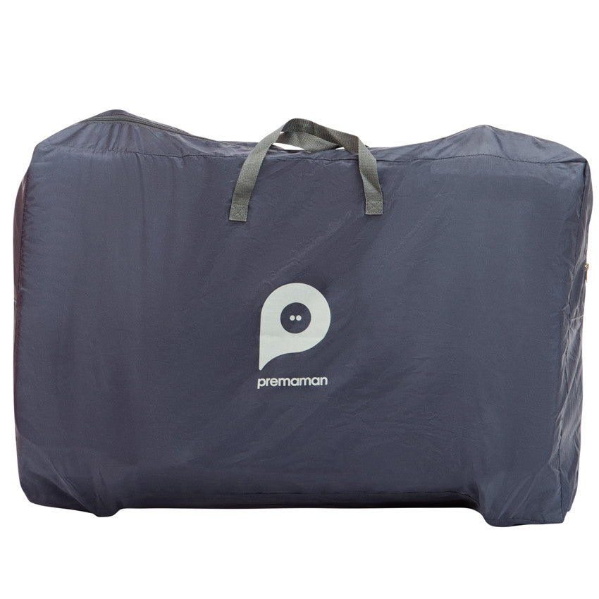 Bisoo Grey Wheeled Co-Sleeper Cradle - Prémaman