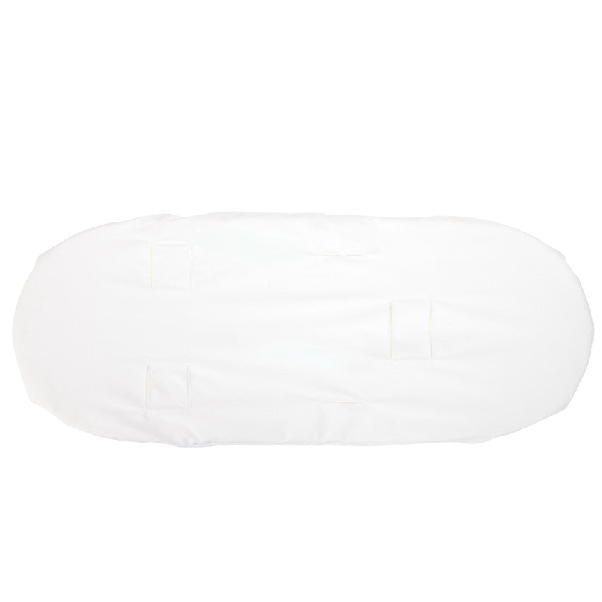 Drap-housse 2 en 1 pour nacelle 30 x 75 cm blanc - Prémaman