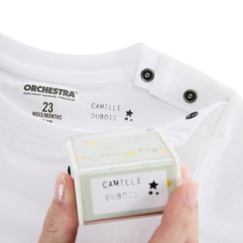 Tampon encreur textile personnalisable - Prémaman