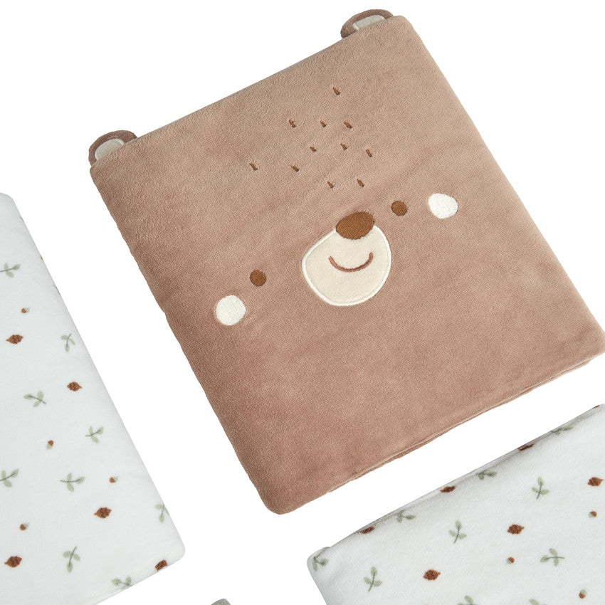 Set of 6 Roi des Forêts cot bar bumpers with scratch fastenings - Prémaman