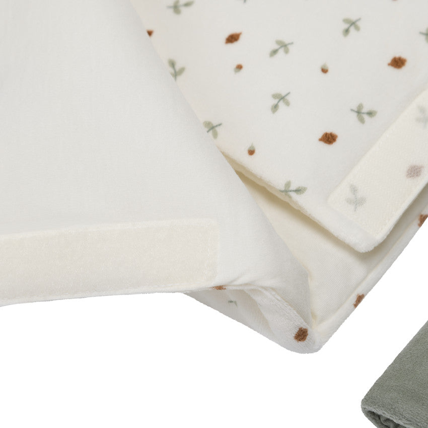 Set of 6 Roi des Forêts cot bar bumpers with scratch fastenings - Prémaman
