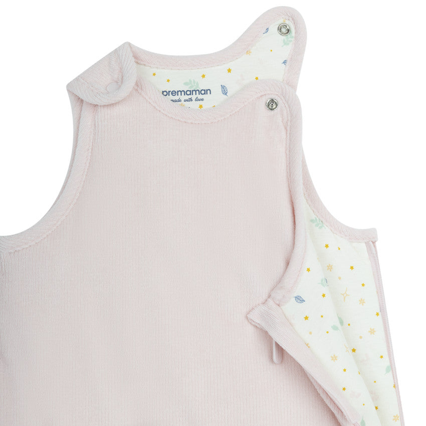 Pink Corduroy Sleeveless Sleep Sack Size 3 TOG 3.5 - Prémaman