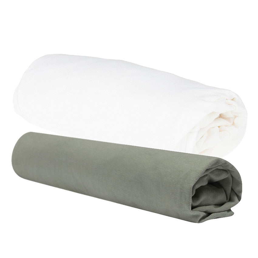 Lot de 2 draps housses - 60x120 cm - Prémaman