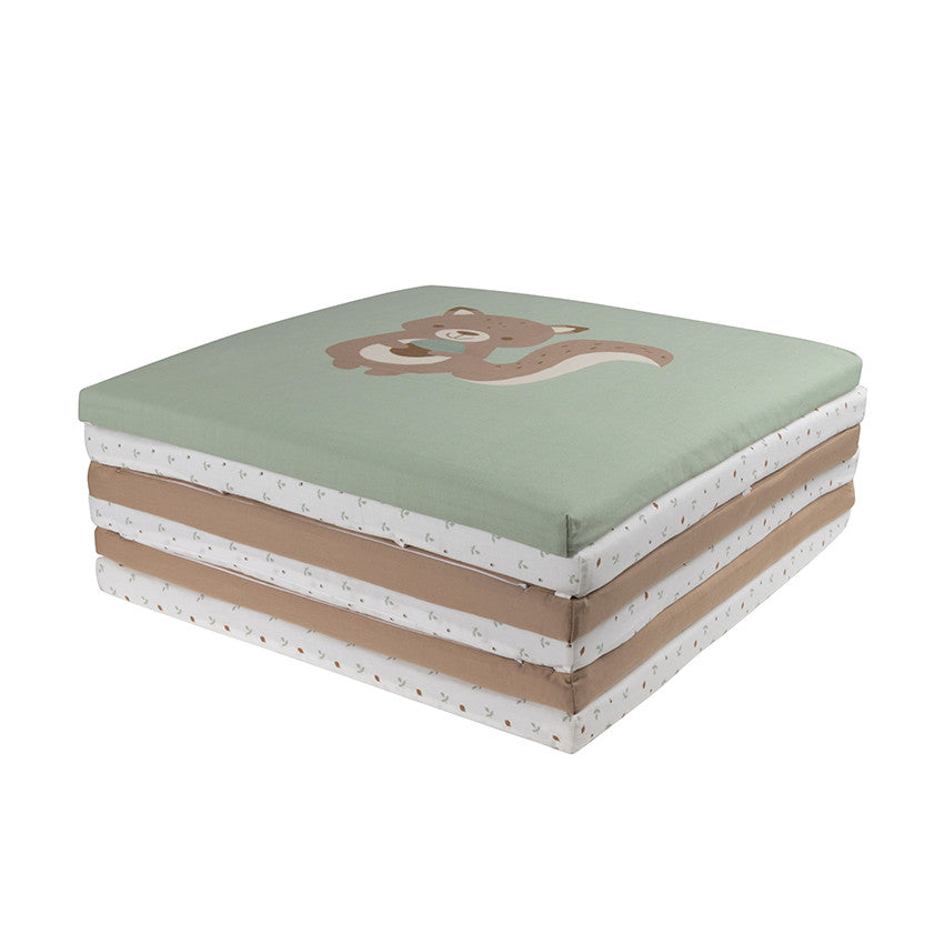 Tapis de motricité pliable 180 x 120 cm Roi des Forêt - Prémaman