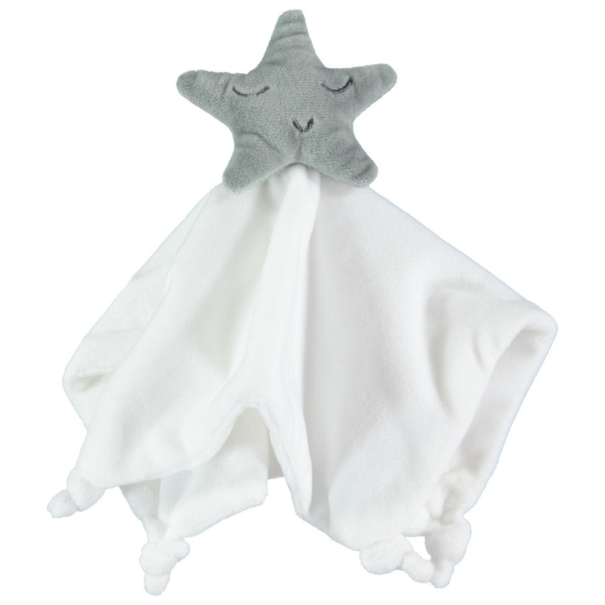 Doudou plat étoile en velours - Prémaman