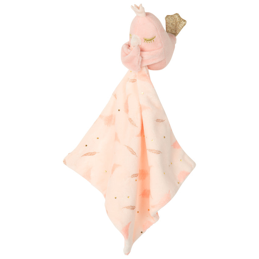 Velvet comforter with feathers and little bird - Prémaman