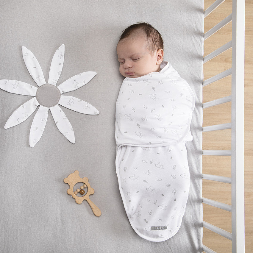 Preemie flat comforter with flower - Prémaman