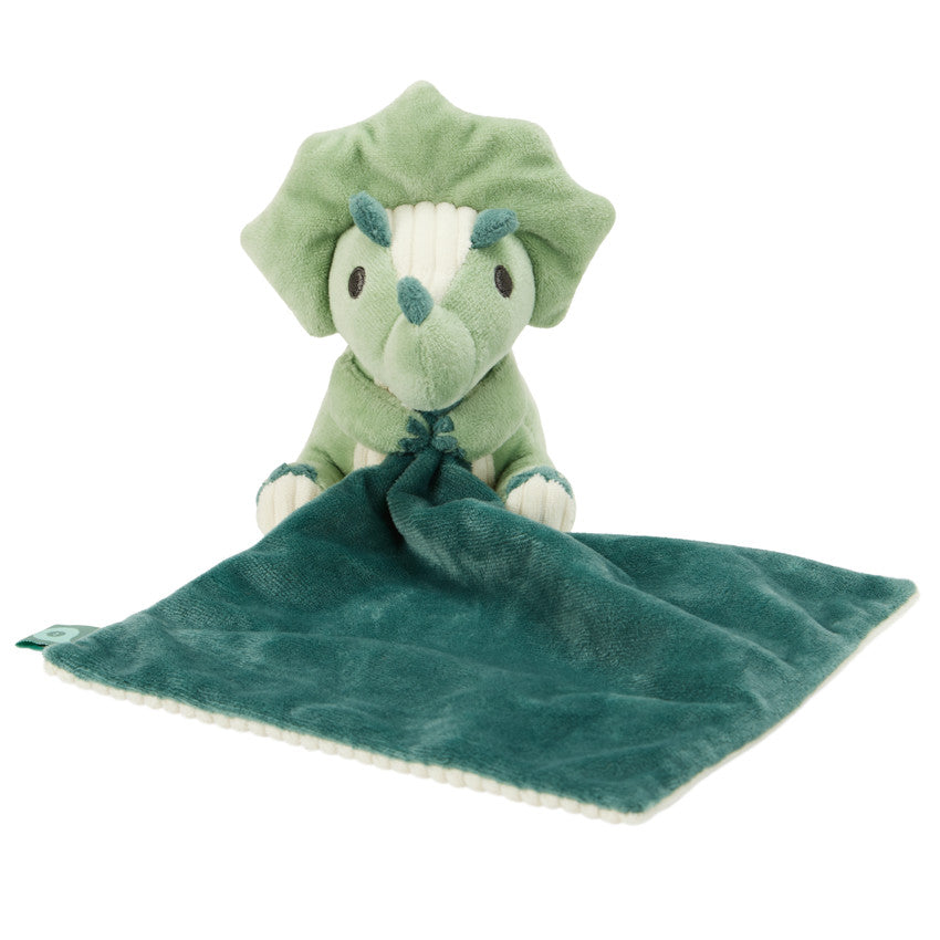 Carlos the Triceratops Velvet Comforter Blanket - Prémaman