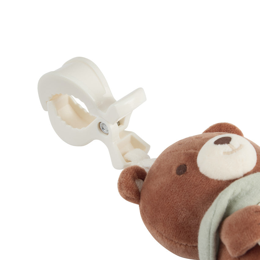 Peluche d'activités à suspendre ourson Roi des Forêts - Prémaman