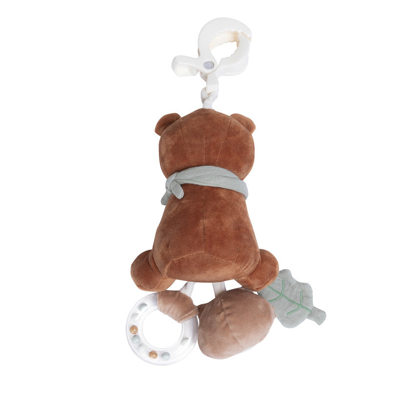 Peluche d'activités à suspendre ourson Roi des Forêts - Prémaman