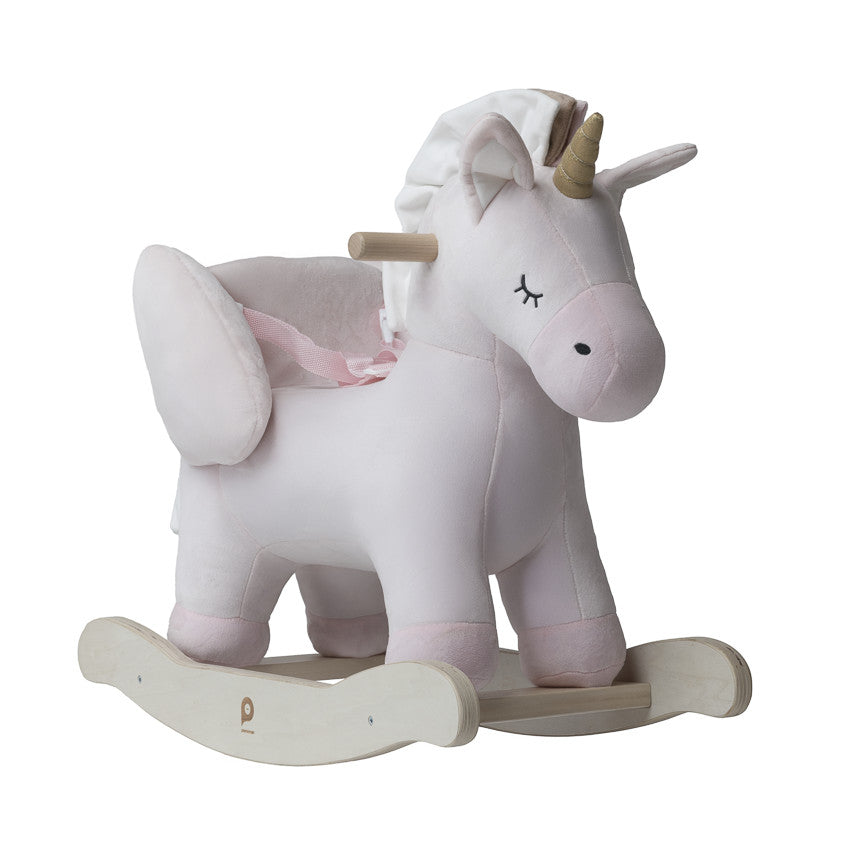 Licorne à bascule rose clair - Prémaman