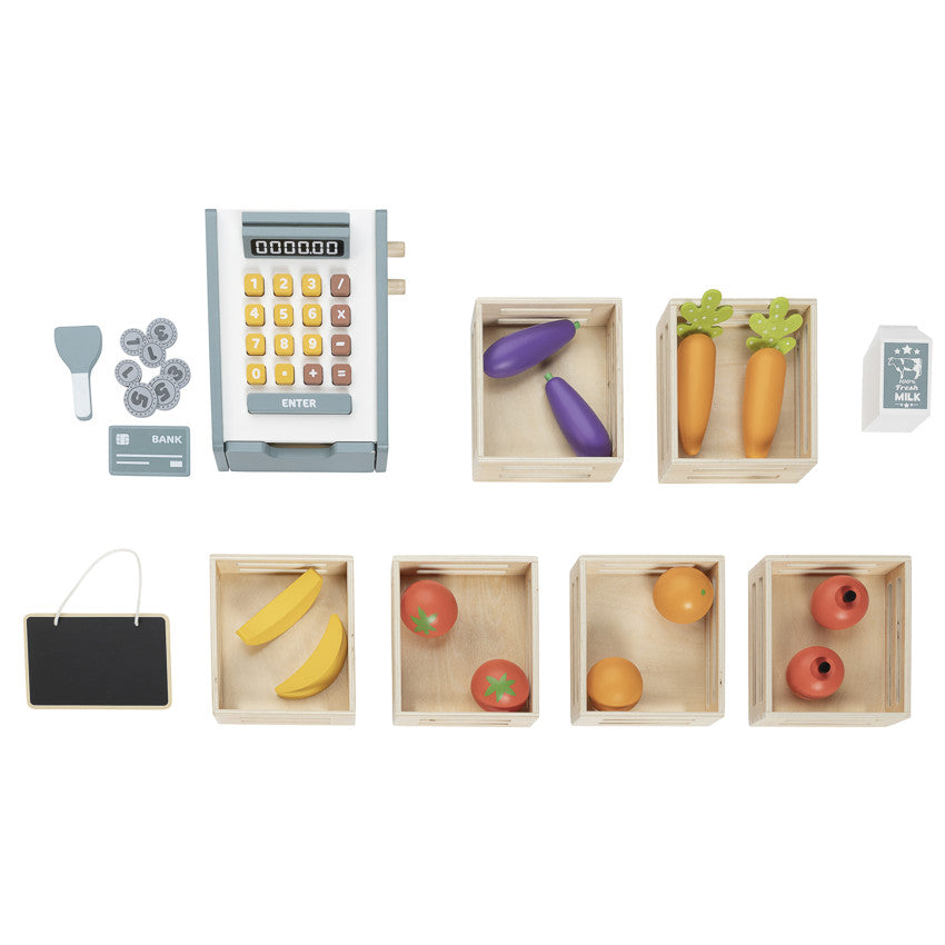 My Fine Grocery Wooden Play Kitchen - Prémaman