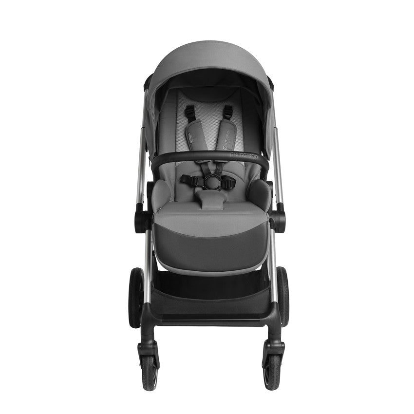 Poussette duo Athéna Xelium + siège-auto i-Prim gris/noir - Prémaman