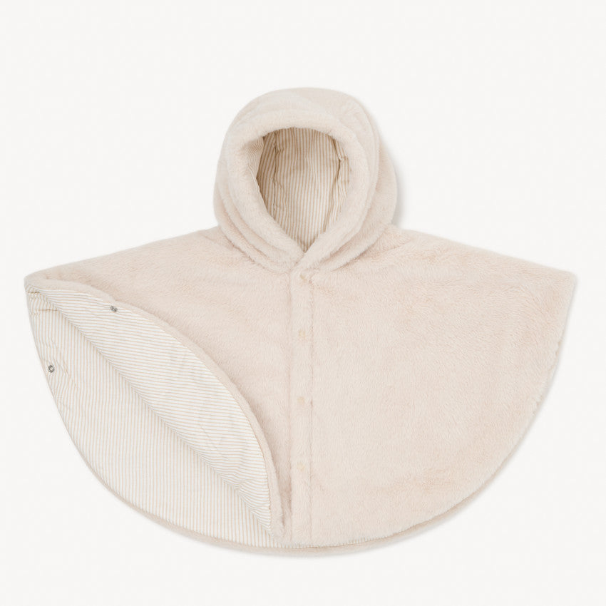 Poncho chaud en peluche pour siège auto et poussette - Prémaman