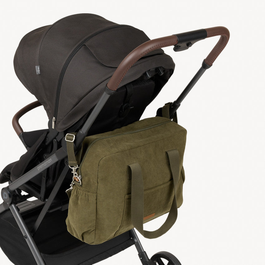 Sac à langer avec poches et bandoulière réglable amovible - Prémaman
