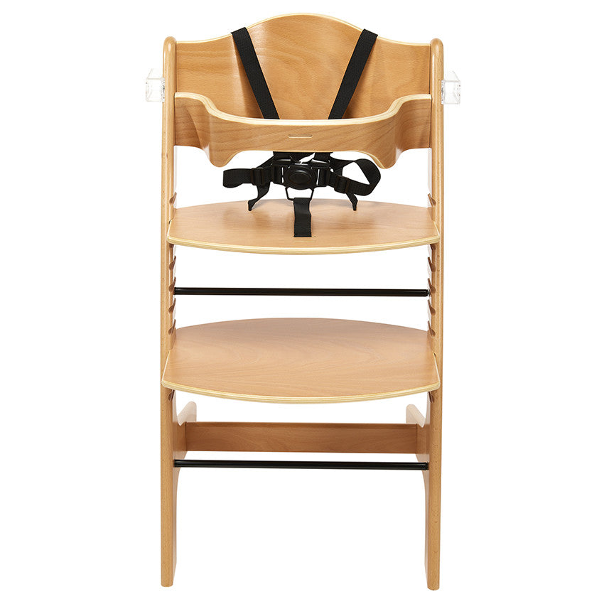 Chaise-haute évolutive Stepit en bois coloris naturel - Prémaman