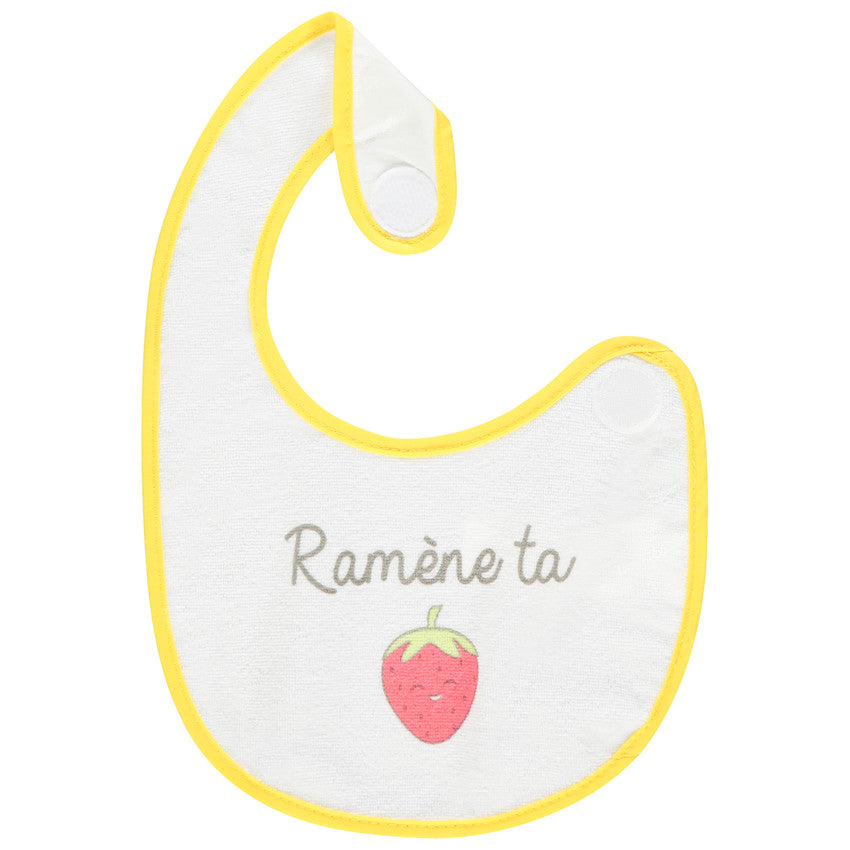 Set of 7 printed message terry bibs - Maternity