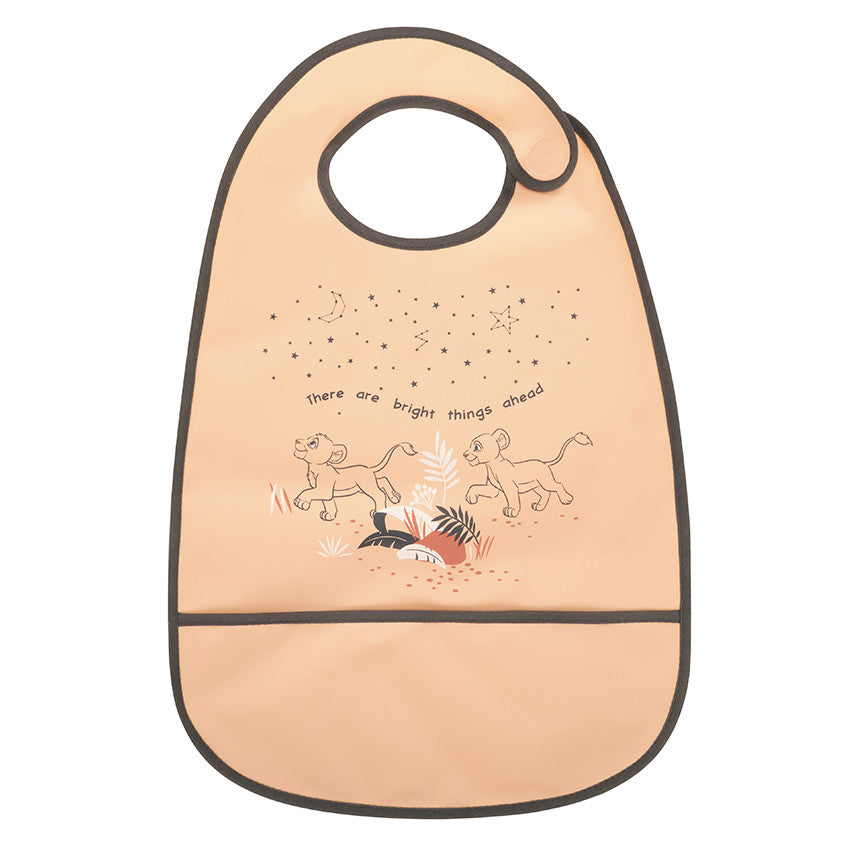 Bavoir plastifié à scratch Nala Disney - Prémaman
