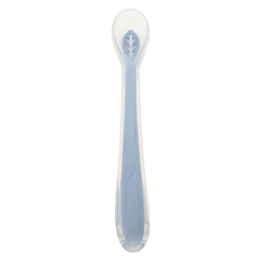 Cuillère en silicone Miamix bleu - Prémaman
