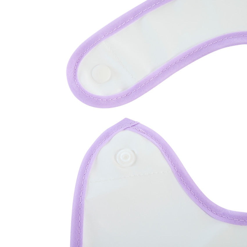 Lot de 2 bavoirs imperméables fleurs - Prémaman