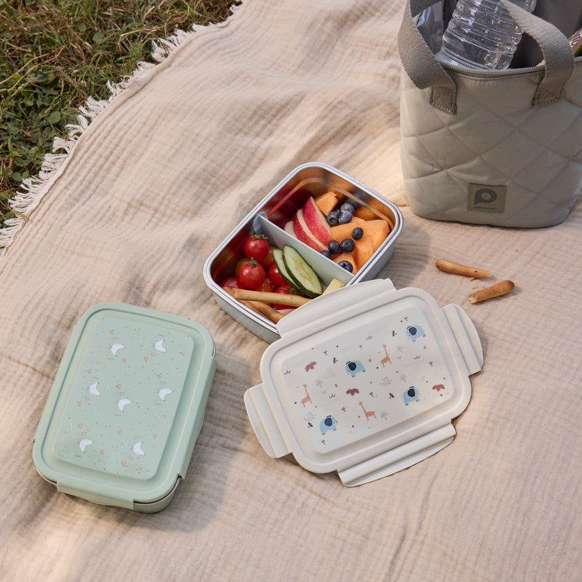 Lunch box en métal 850 ml Ferme - Prémaman