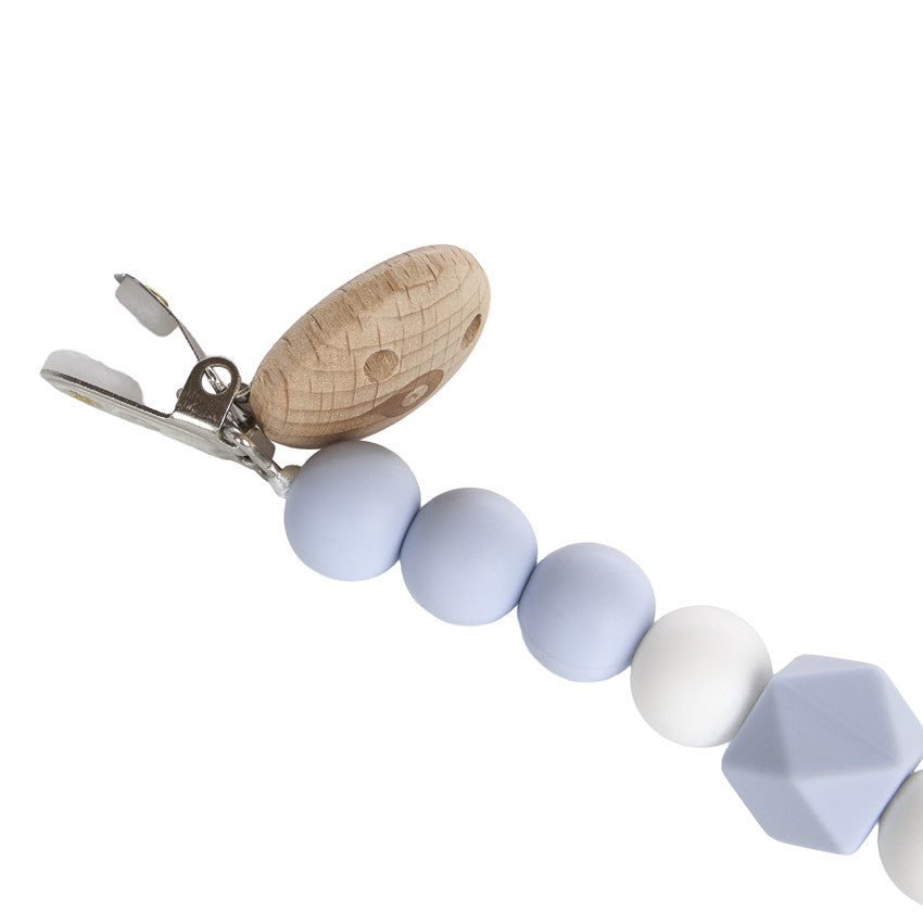 Attache sucette en silicone - Bleu - Prémaman