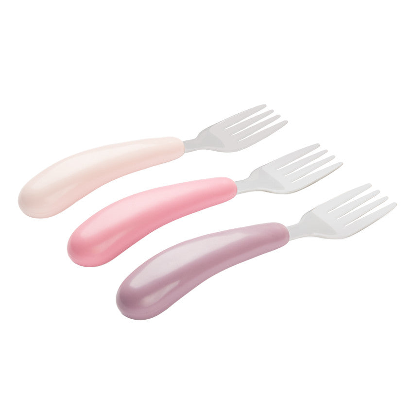 Set de 3 fourchettes en métal Miamix - Rose - Prémaman