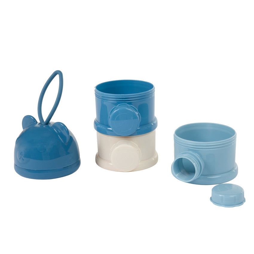 Boîte doseuse pour lait en poudre Miamix - Bleu - Prémaman