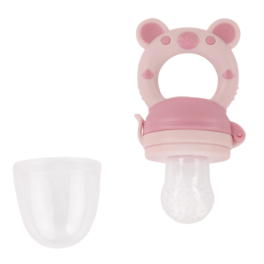 Grignoteur en silicone Miamix - Rose - Prémaman