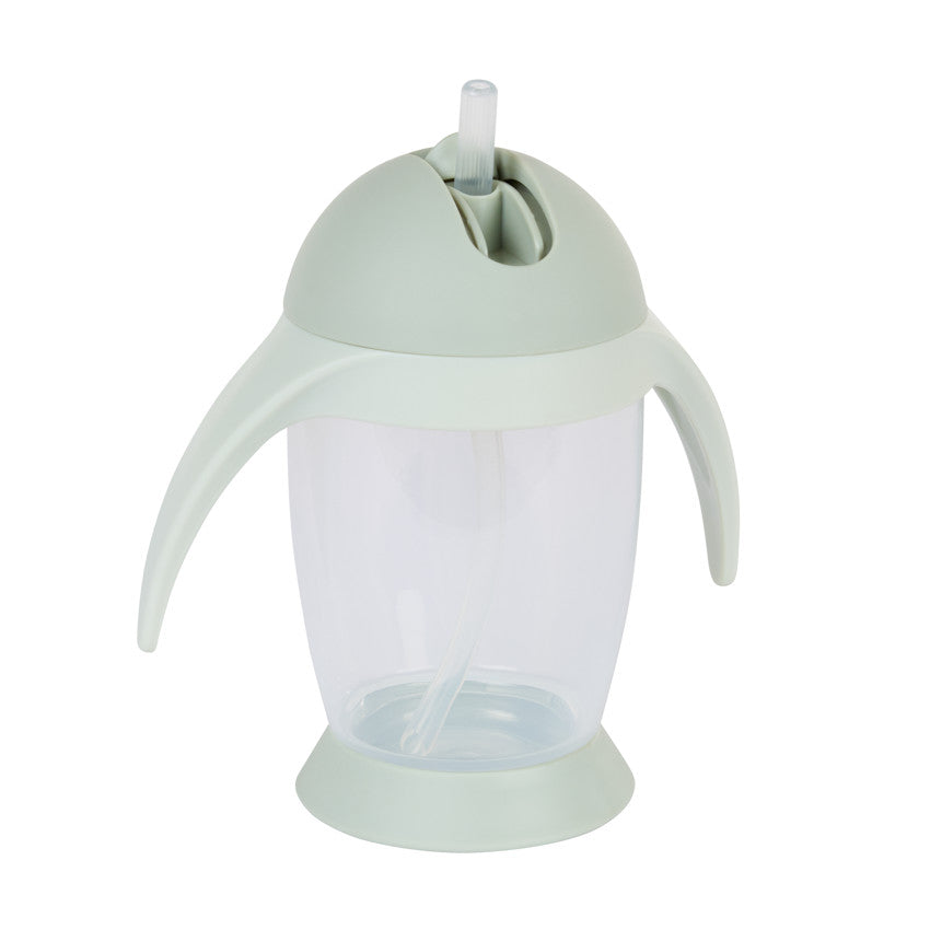 Gobelet avec paille anses latérales et couvercle 300 ml - Prémaman
