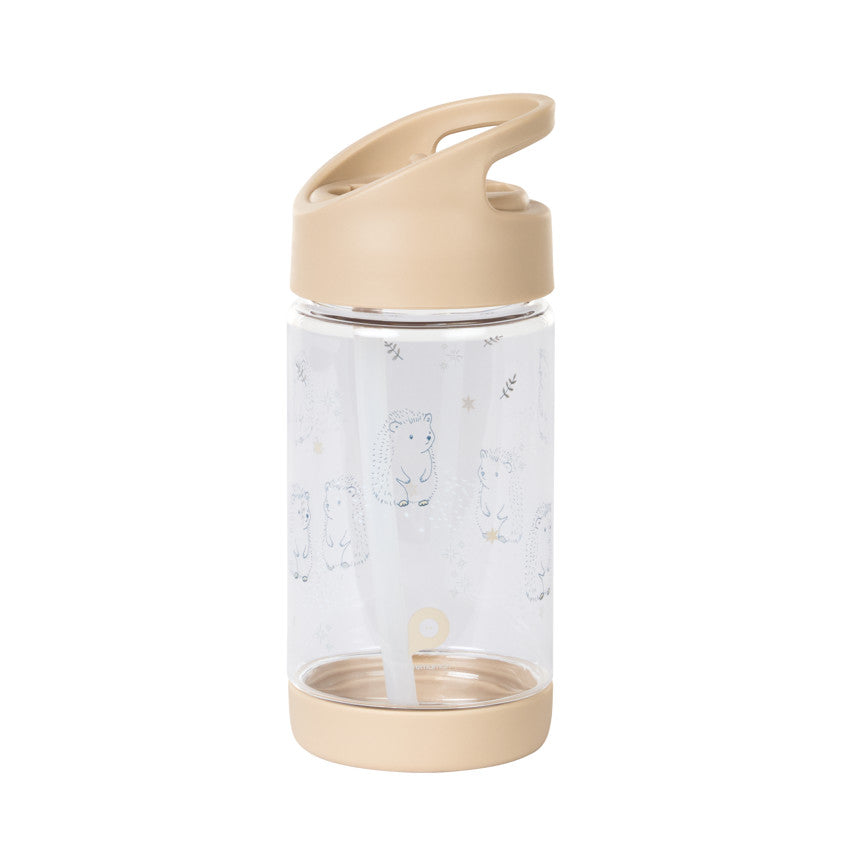 Hedgehog Water Bottle with Retractable Straw - 400ml - Prémaman
