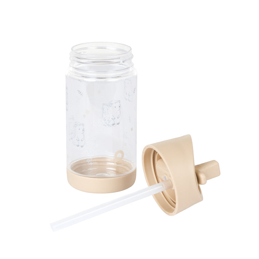 Hedgehog Water Bottle with Retractable Straw - 400ml - Prémaman