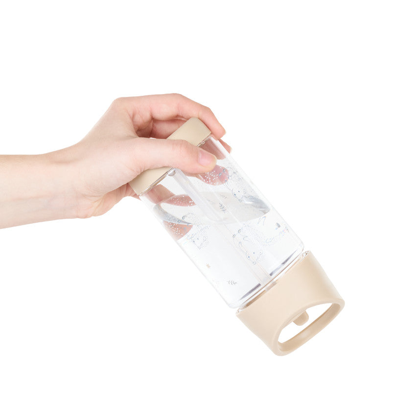 Hedgehog Water Bottle with Retractable Straw - 400ml - Prémaman
