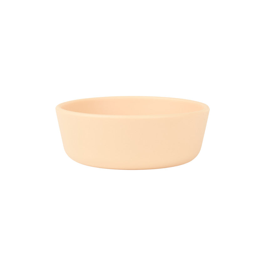 Bol en silicone pour bébé avec motif soleil au fond - Prémaman