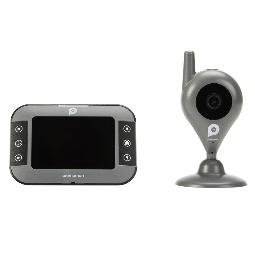 Babyphone vidéo Buddy gris - Prémaman