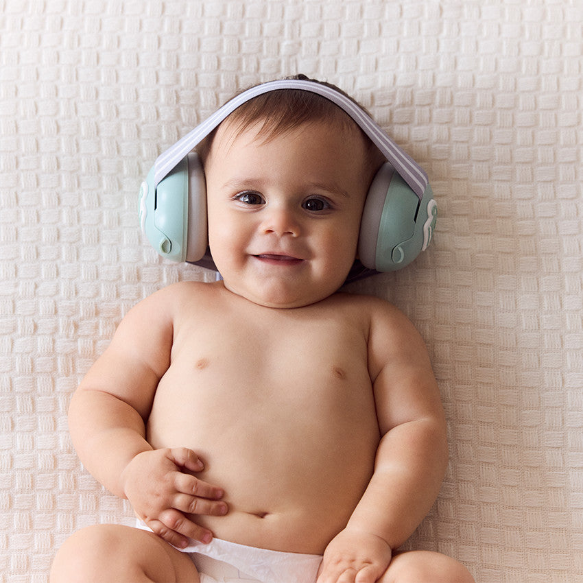 Casque anti-bruit pour bébé gris - Prémaman