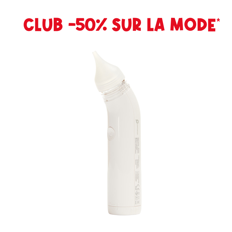 Mouche bébé électrique avec 3 embouts Cleanoo - Prémaman
